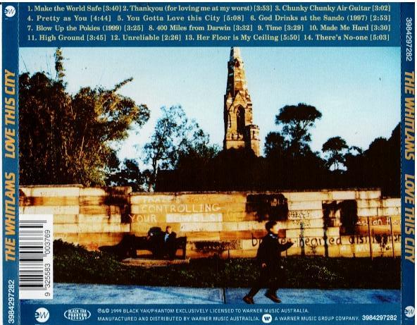 The Whitlams – Love This City (CD, Album)