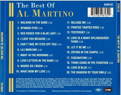 Al Martino – The Best Of Al Martino (CD, Compilation)