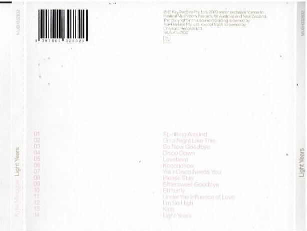 Kylie – Light Years (CD, Album)