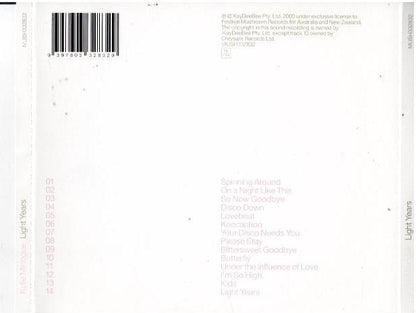 Kylie – Light Years (CD, Album)