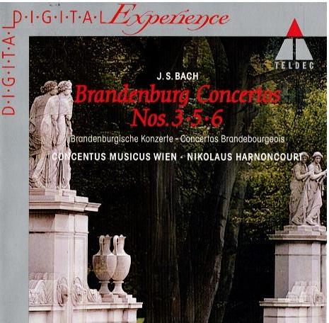 Bach: Concentus Musicus Wien / Nikolaus Harnoncourt – Brandenburg Concertos Nos. 3, 5 & 6 · Overture No. 3 (CD)