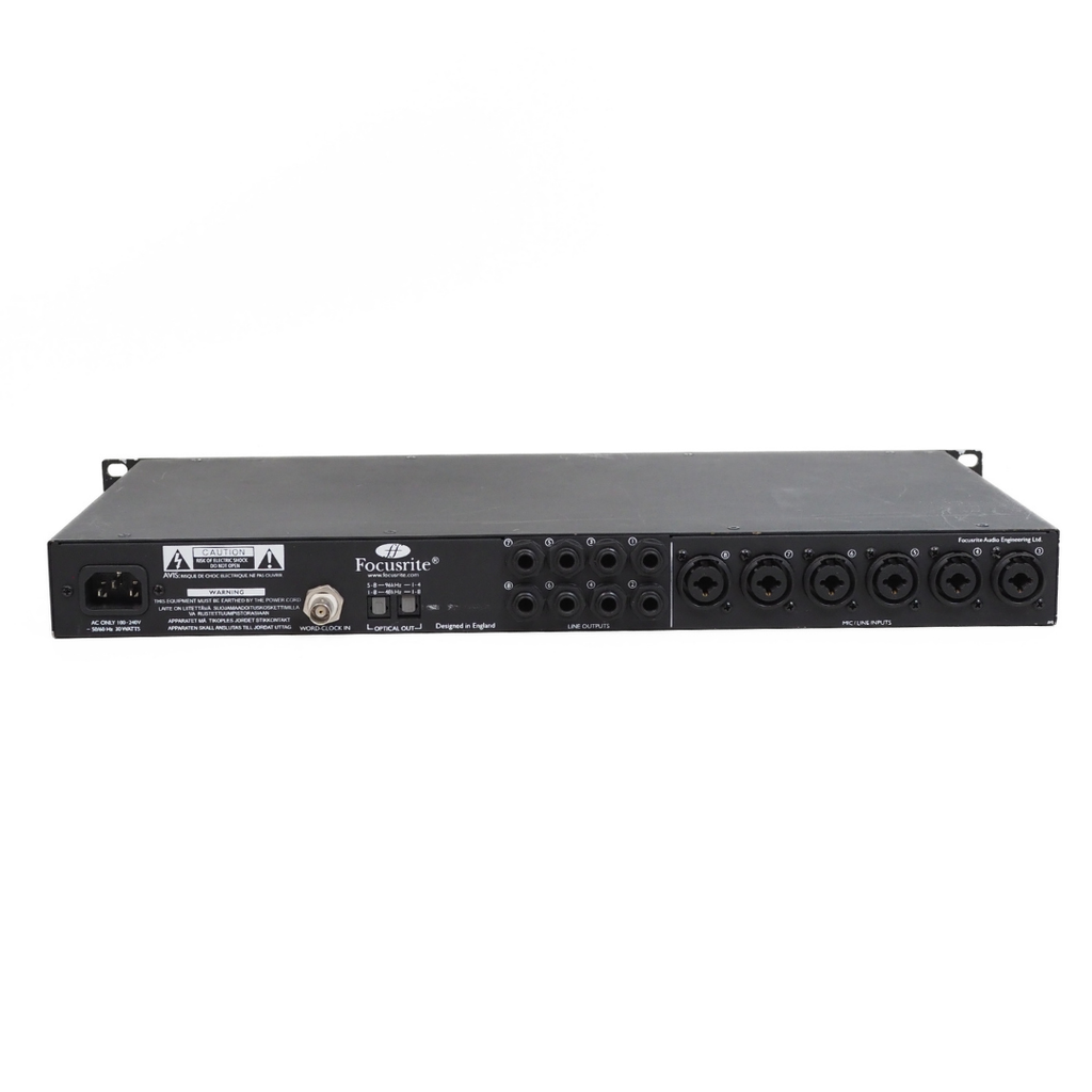 Focusrite OctoPre Mk II 8-Mic Input Rack Mounted Preamp