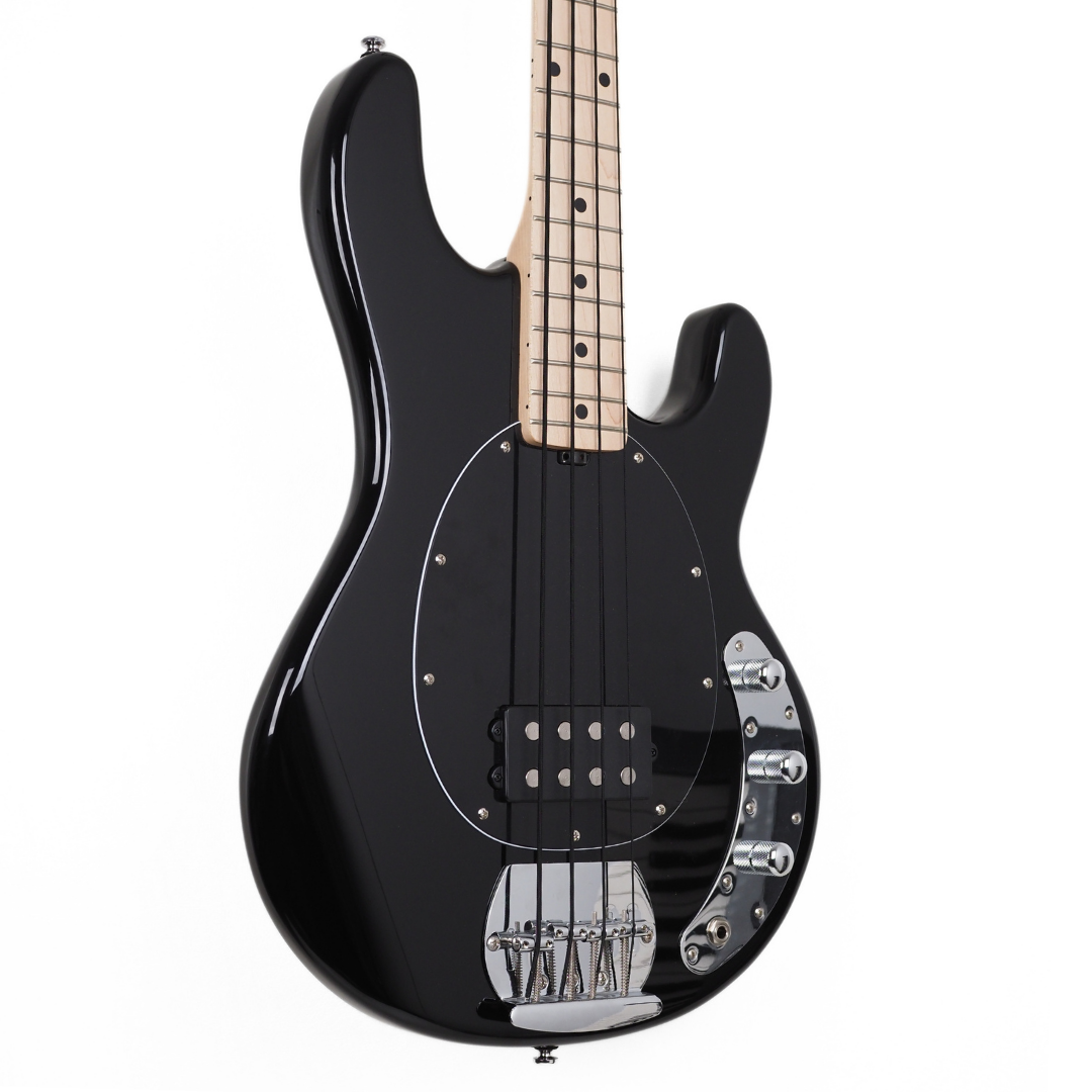 Sterling Sub Series Stingray 4-string shortscale Electric Bass guitar in Black