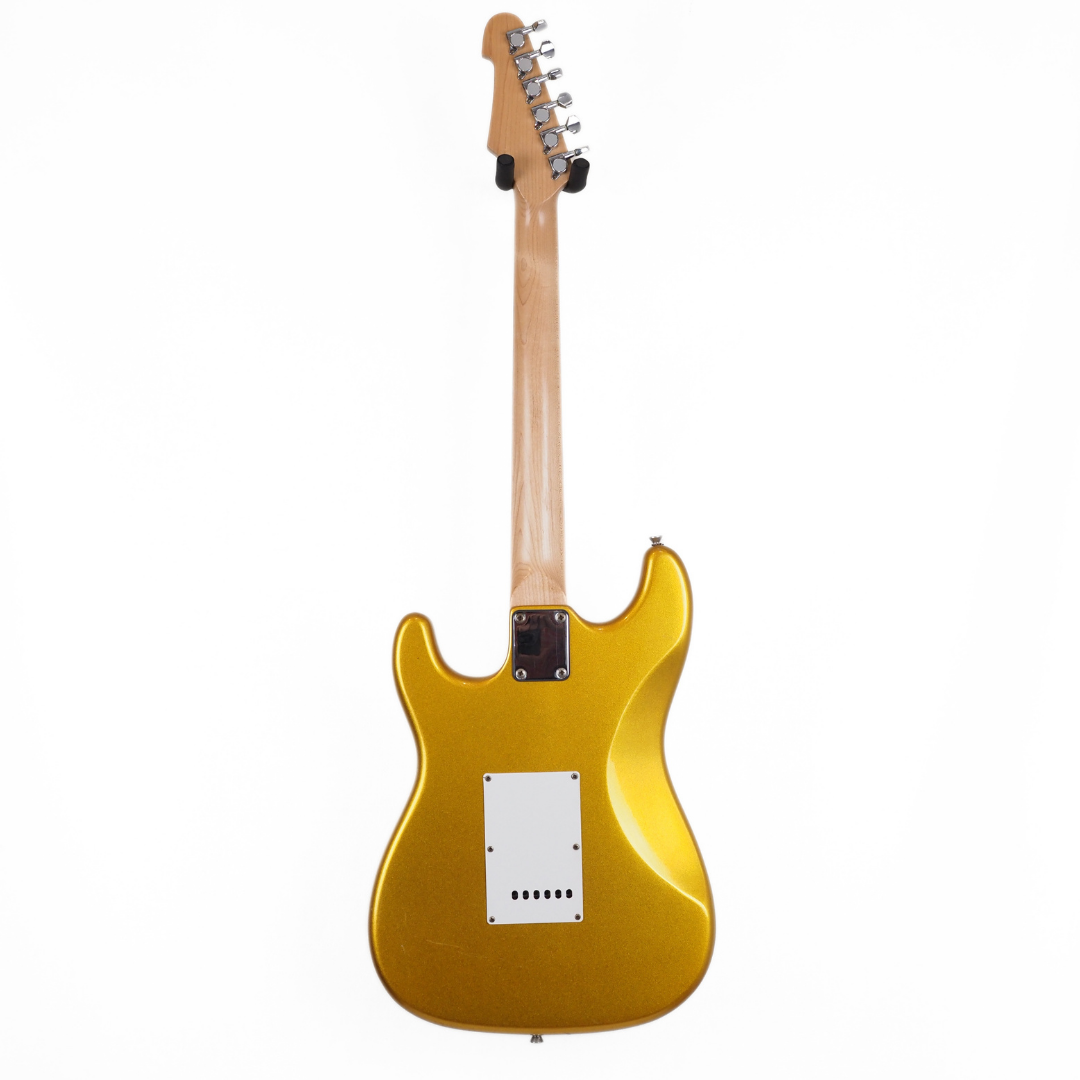 Monterey Stage Series Stratocaster Electric Guitar in Gold