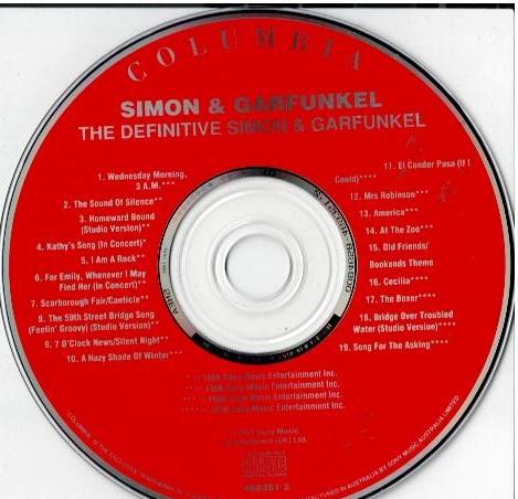 Simon And Garfunkel – The Definitive Simon And Garfunkel (CD, Compilation, DADC Austria)