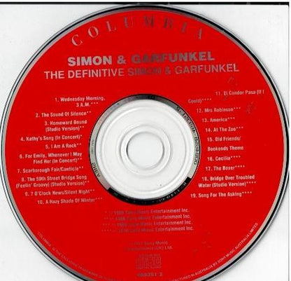 Simon And Garfunkel – The Definitive Simon And Garfunkel (CD, Compilation, DADC Austria)