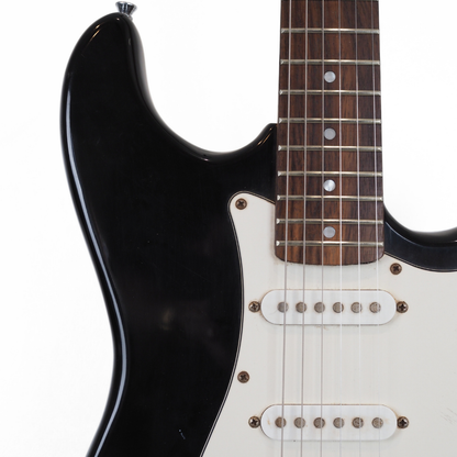 Arizon Stratocaster-Style SSS Electric Guitar in Black