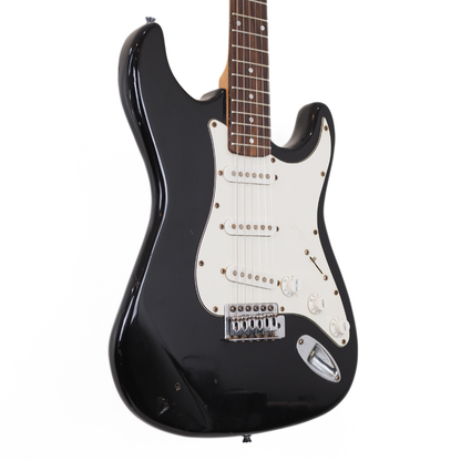 Arizon Stratocaster-Style SSS Electric Guitar in Black