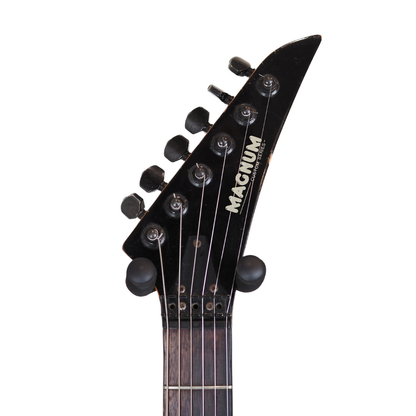 Magnum Custom Series Super Strat-Style Electric Guitar in Red Crackle Gloss Finish