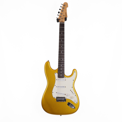 Monterey Stage Series Stratocaster Electric Guitar in Gold