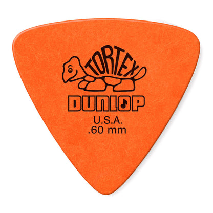 Dunlop JPT260 Orange .60 Tortex Triangle Picks Players (6 Pack)