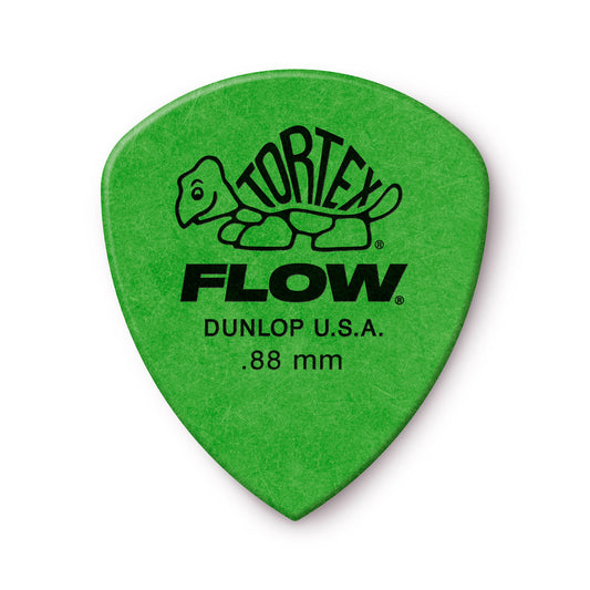 Dunlop JPTF88 Green .88 Tortex Flow Standard Picks (12 Pack)
