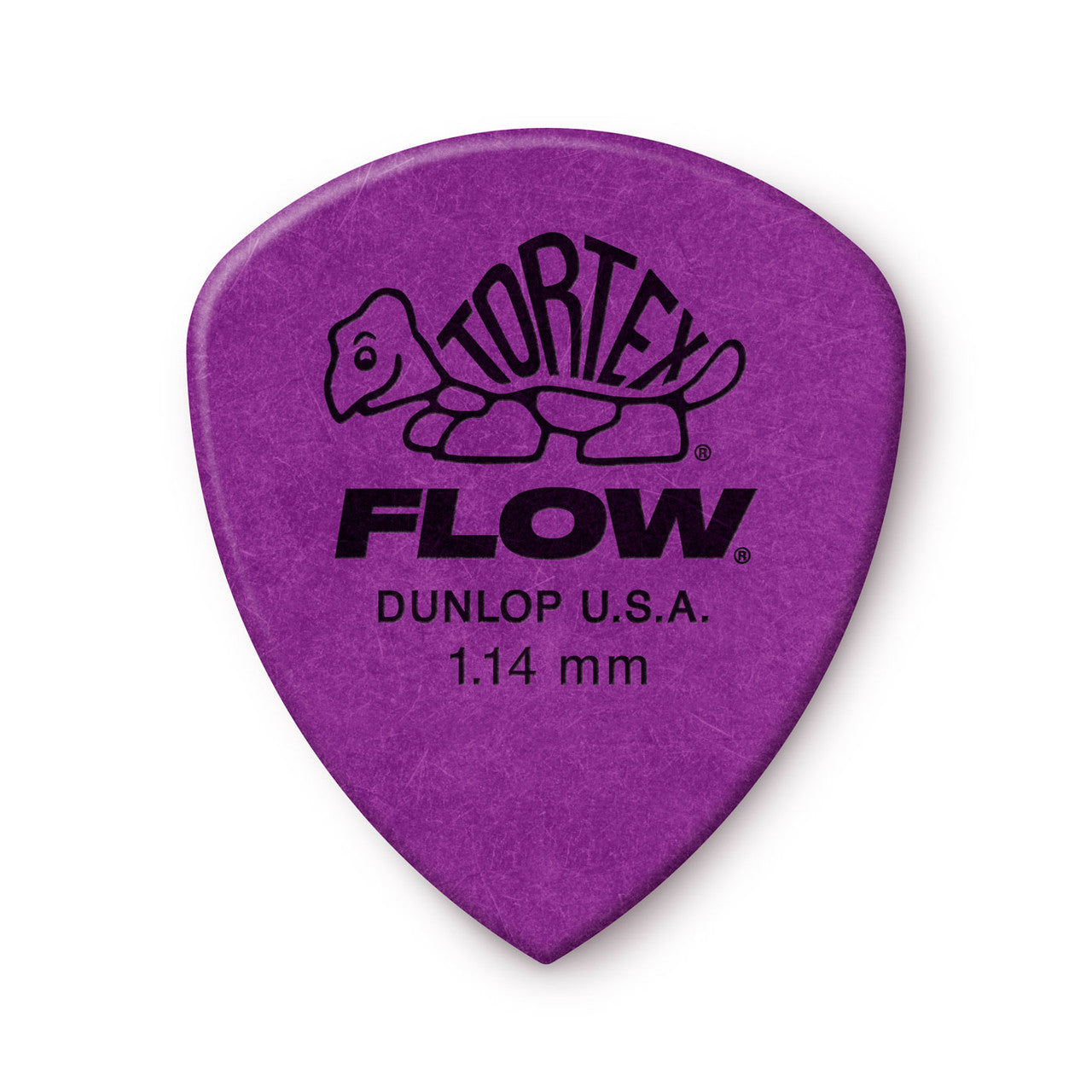 Dunlop JPTF114 Purple 1.14 Tortex Flow Standard Picks (12 Pack)
