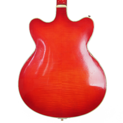 1962 Höfner Verithin 4574 Thinline Hollowbody Electric Guitar in Cherry Red