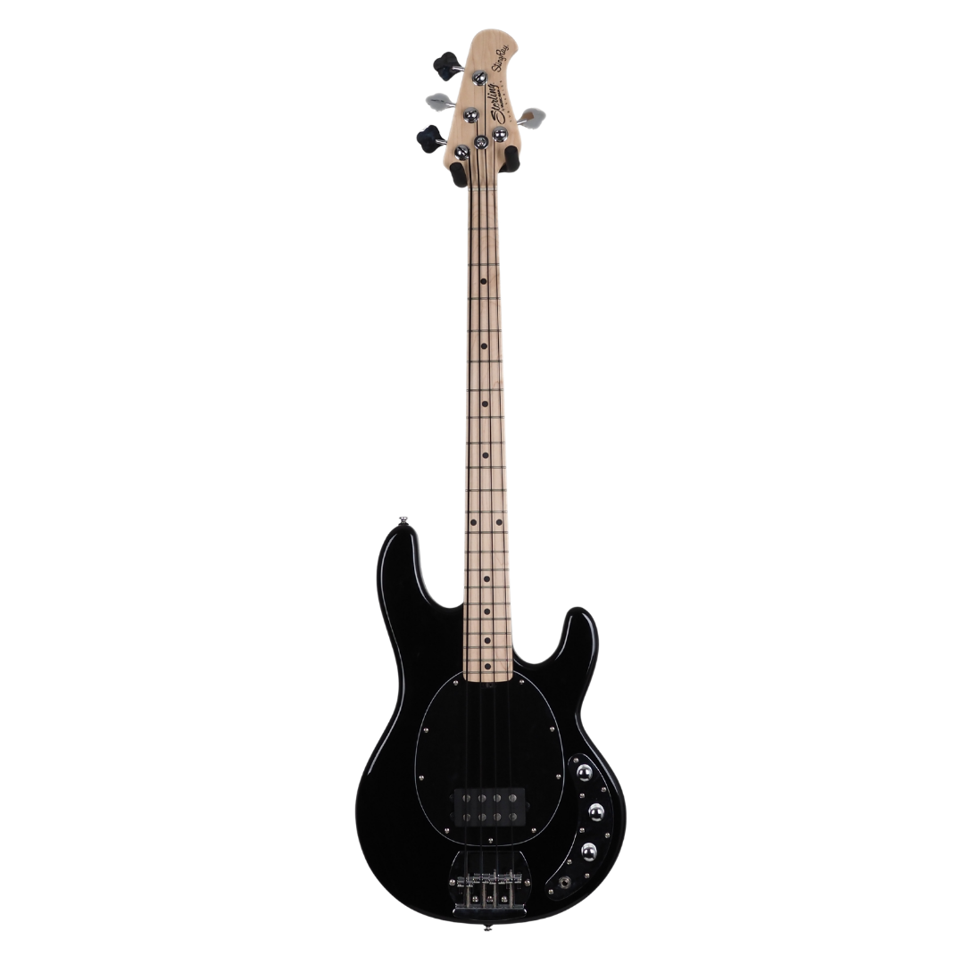 Sterling Sub Series Stingray 4-string shortscale Electric Bass guitar in Black