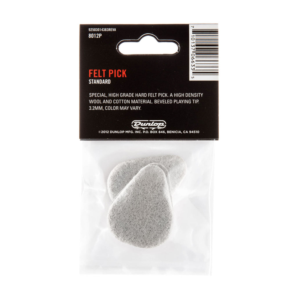 Dunlop JPFPS 8012P Felt Pick - 3 Pack