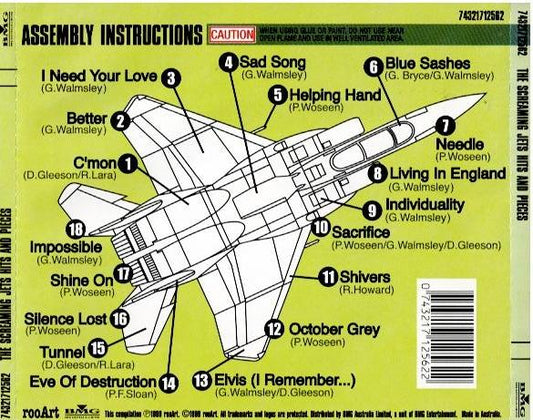 The Screaming Jets – Hits And Pieces (2 x CD, Compilation, Limited Edition, Remastered)