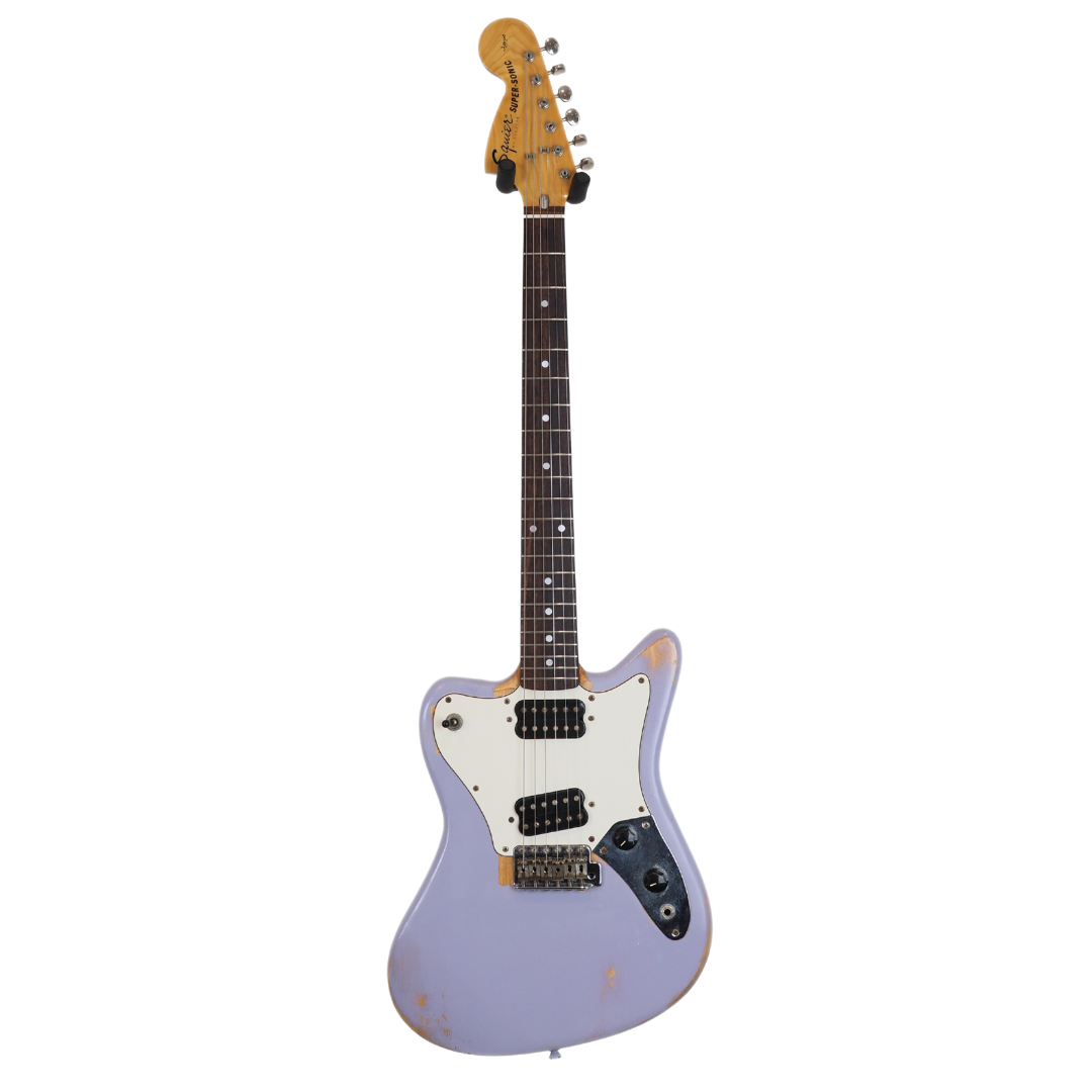 1990s Squier Vista Super-Sonic Electric Guitar in Custom Purple Finish
