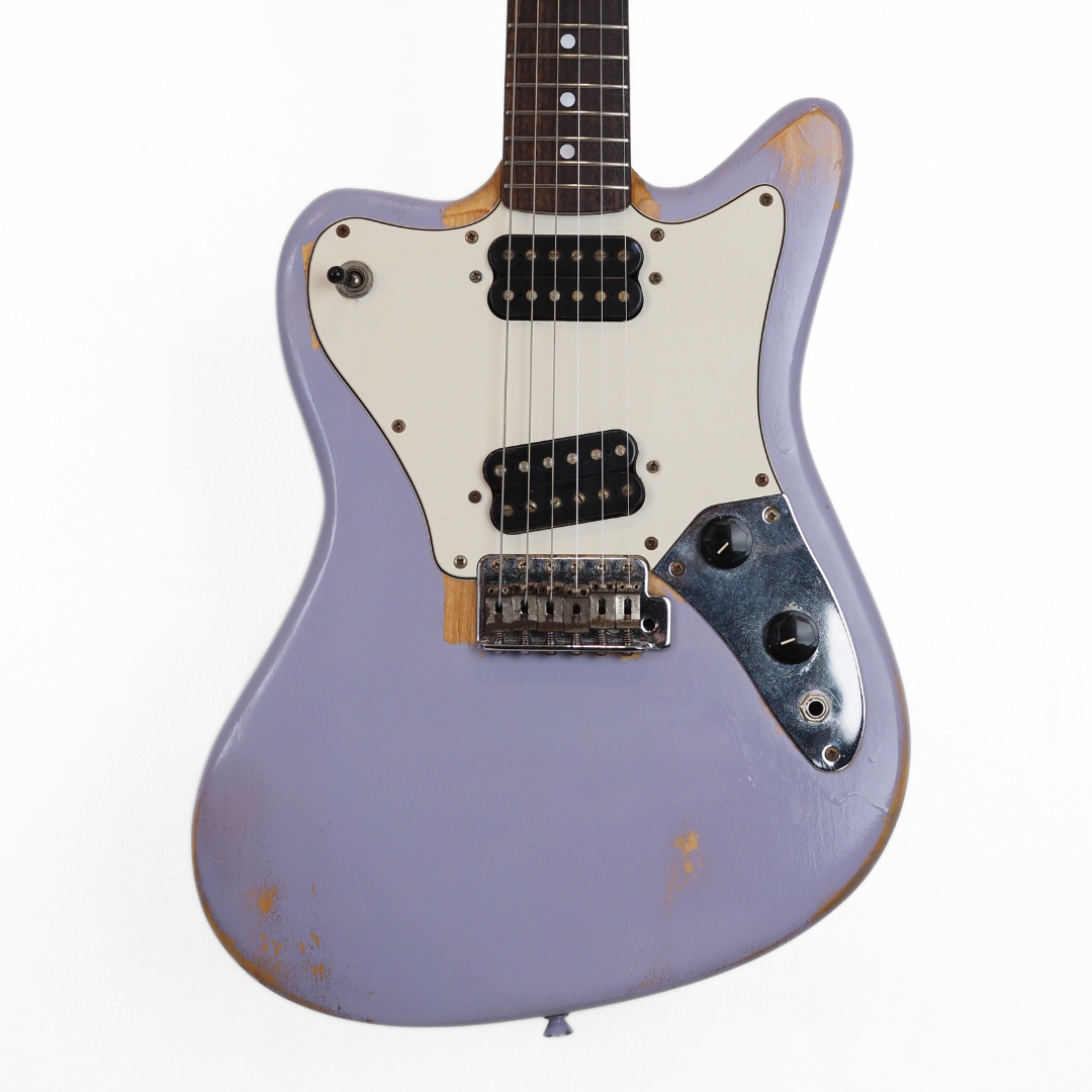 1990s Squier Vista Super-Sonic Electric Guitar in Custom Purple Finish