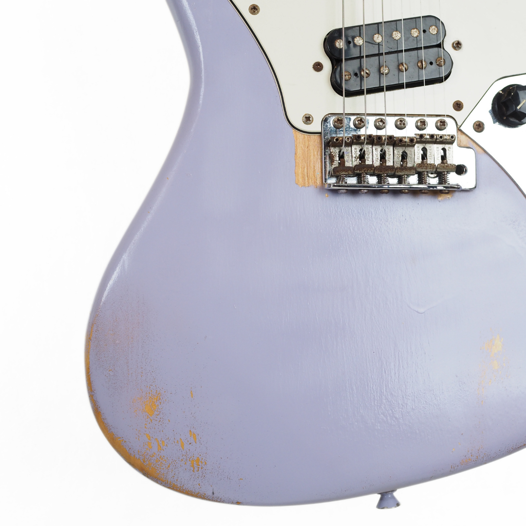 1990s Squier Vista Super-Sonic Electric Guitar in Custom Purple Finish