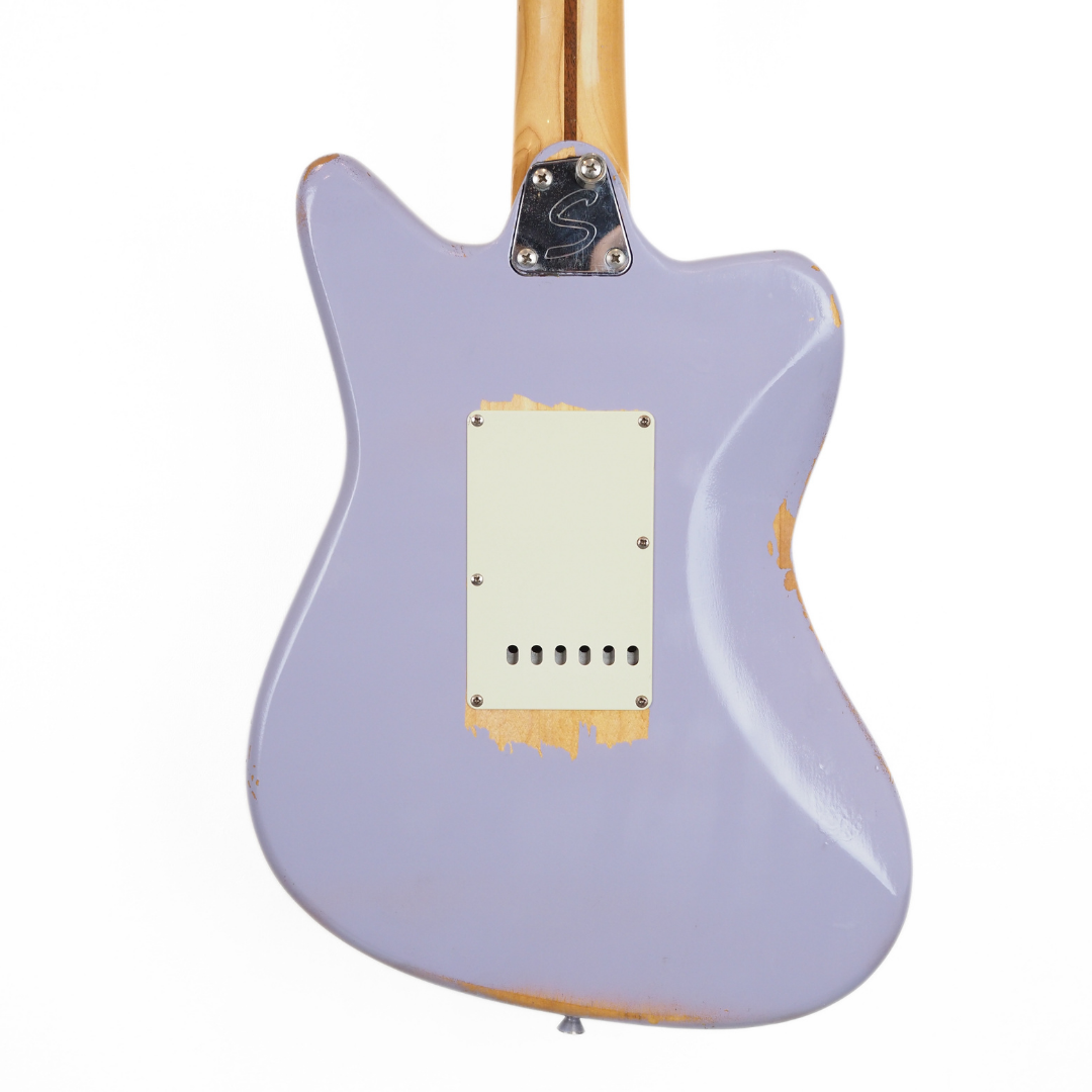 1990s Squier Vista Super-Sonic Electric Guitar in Custom Purple Finish