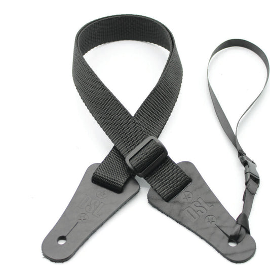 DSL 25UKPOLY-BLACK Ukulele Strap