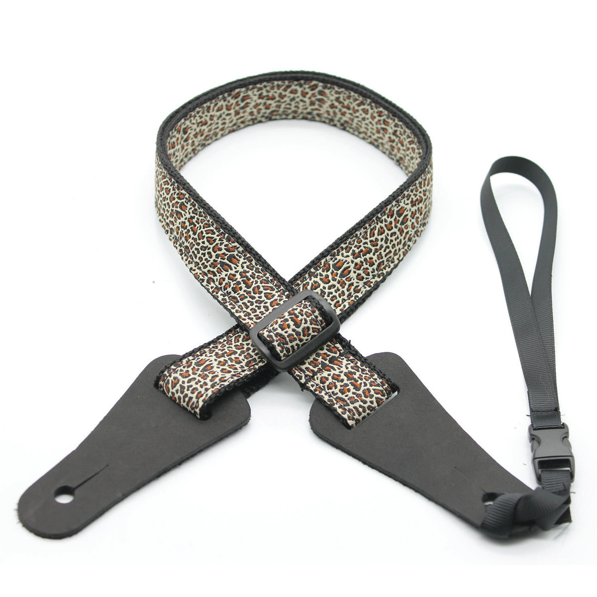 DSL 25UKPOLY-LEOPARD Weaving Ukulele Strap