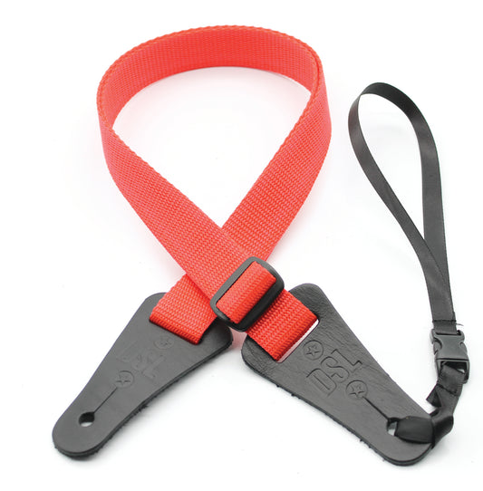DSL 25UKPOLY-RED Ukulele Strap