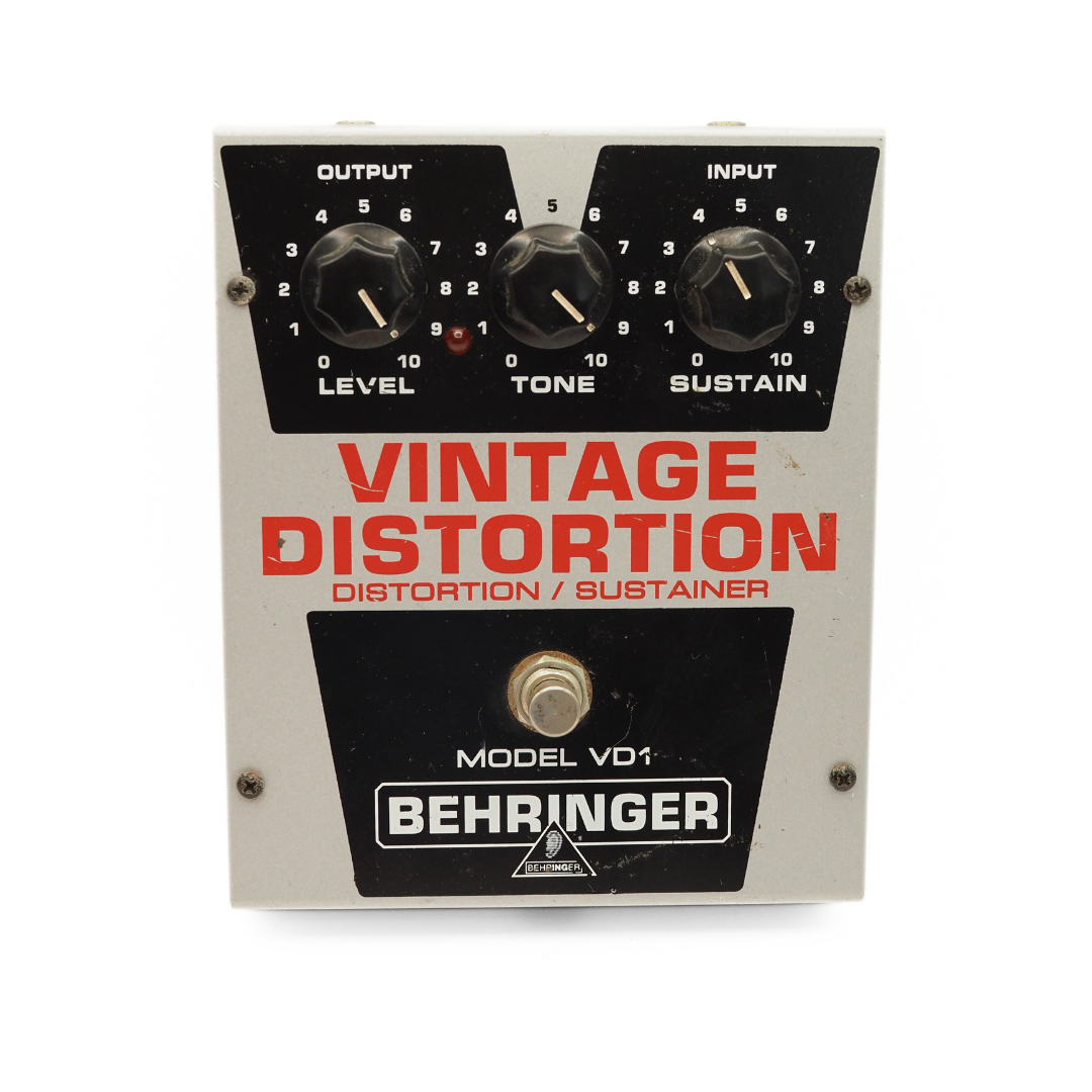 Behringer VD1 Vintage Distortion/Sustainer Guitar Effects Pedal