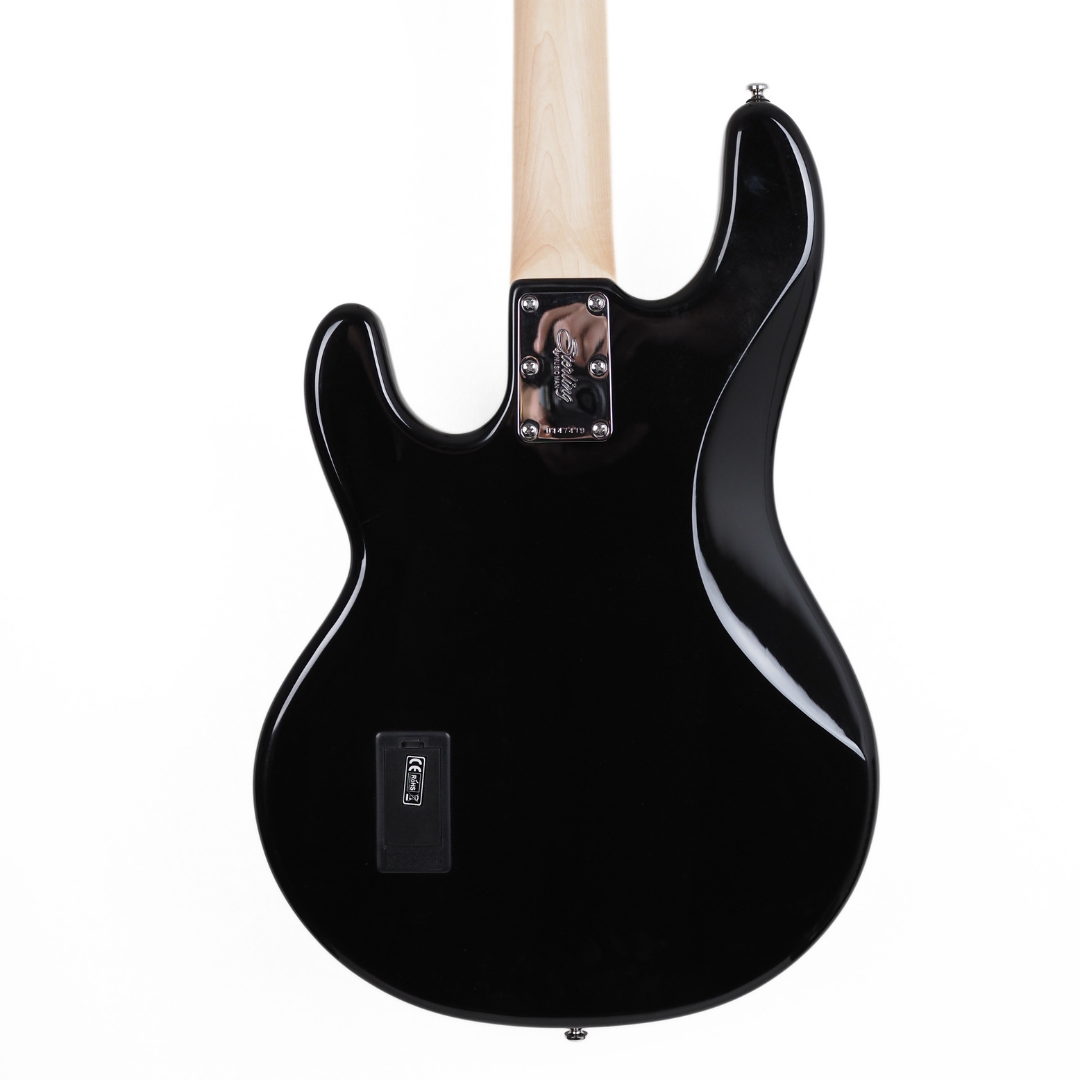 Sterling Sub Series Stingray 4-string shortscale Electric Bass guitar in Black
