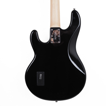 Sterling Sub Series Stingray 4-string shortscale Electric Bass guitar in Black