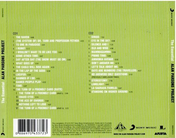 The Alan Parsons Project – The Essential Alan Parsons Project (2 x CD, Compilation, Remastered)
