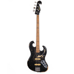 1977 Ibanez Black Eagle Electric Bass Guitar in Worn Gloss Black