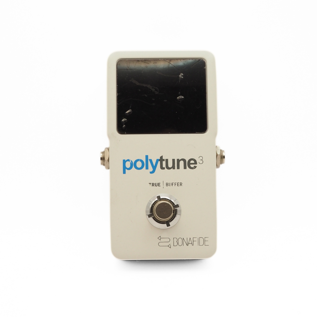 TC Electronic PolyTune 3 Polyphonic LED Guitar Tuner Pedal with Buffer