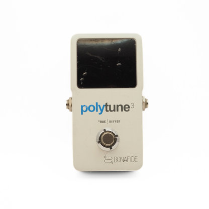 TC Electronic PolyTune 3 Polyphonic LED Guitar Tuner Pedal with Buffer