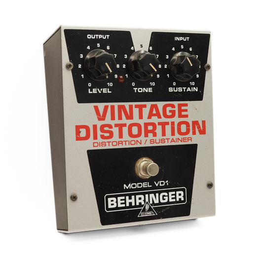 Behringer VD1 Vintage Distortion/Sustainer Guitar Effects Pedal