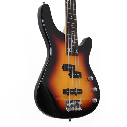 Bellator NEB20W-SBY PJ-Style Electric Bass Guitar in Sunburst