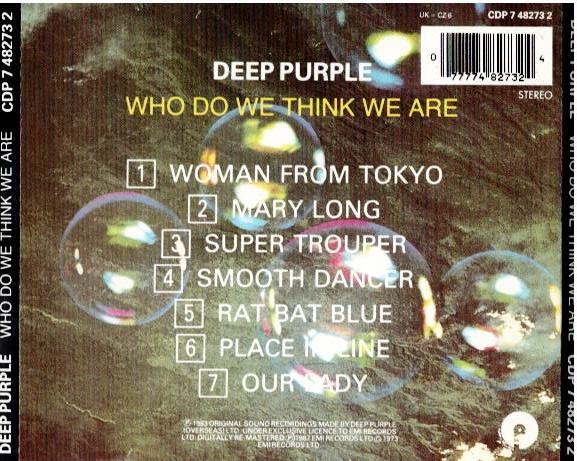 Deep Purple – Who Do We Think We Are (CD, Album, Reissue)