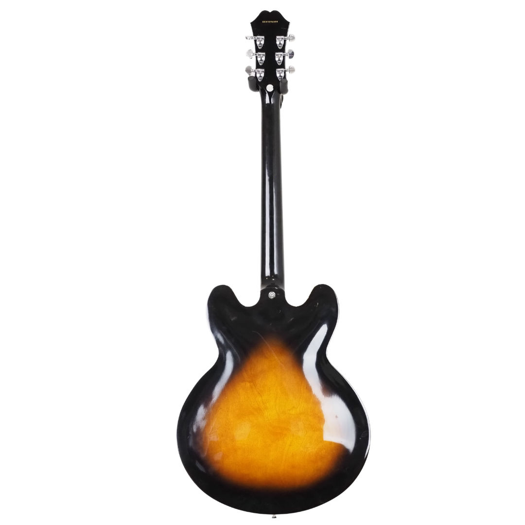 2005 Epiphone Dot 335-Style Semi-Hollow Electric Guitar in Vintage Sunburst