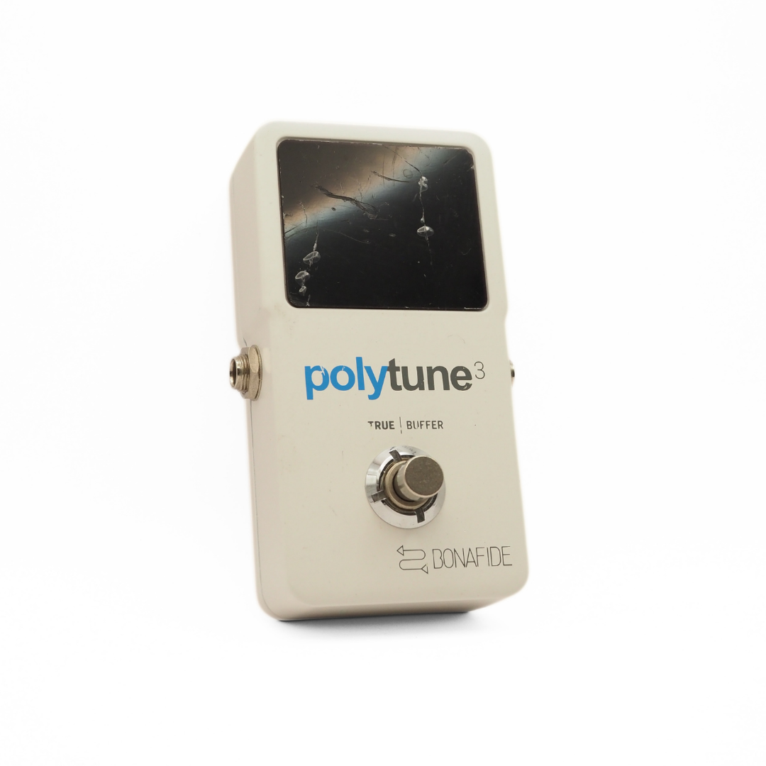TC Electronic PolyTune 3 Polyphonic LED Guitar Tuner Pedal with Buffer