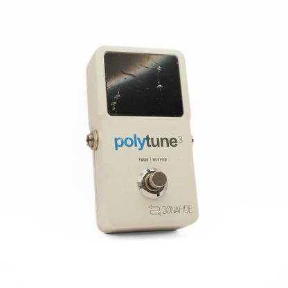TC Electronic PolyTune 3 Polyphonic LED Guitar Tuner Pedal with Buffer
