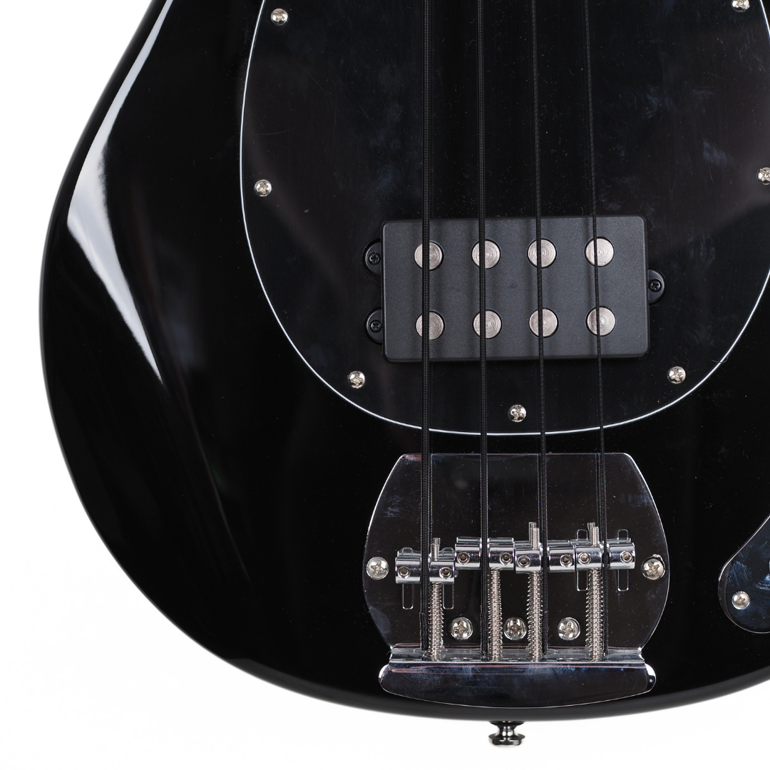 Sterling Sub Series Stingray 4-string shortscale Electric Bass guitar in Black