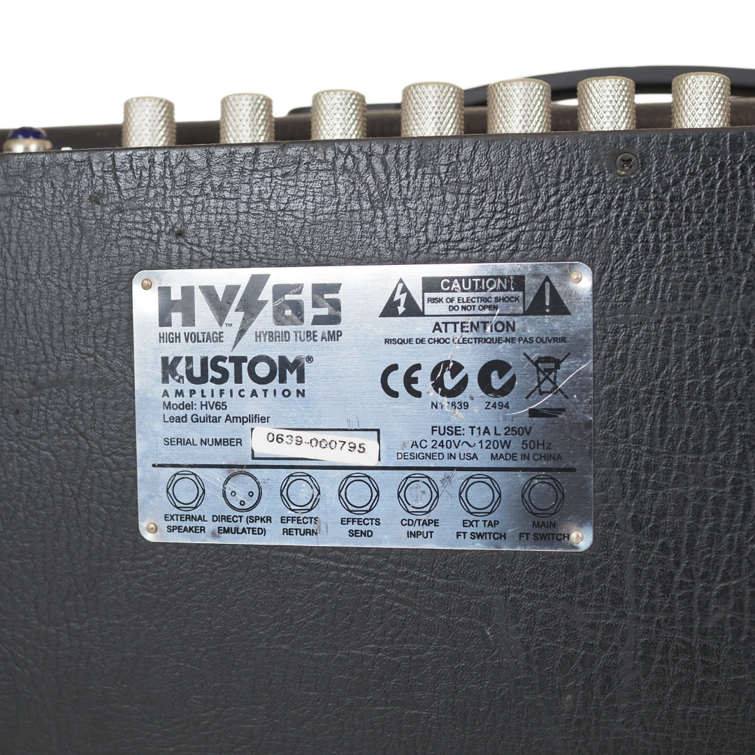 Kustom HV-65 Guitar Combo Amplifier