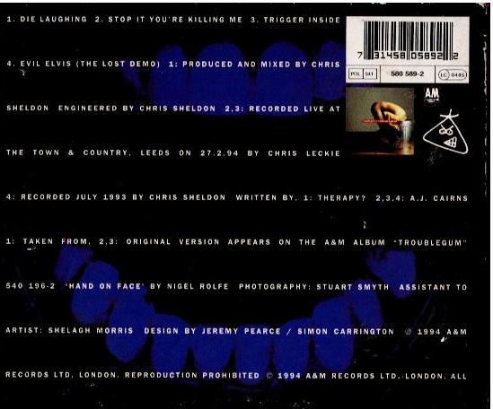 Therapy? – Die Laughing (CD, Single, Digipak, Laughing CD)