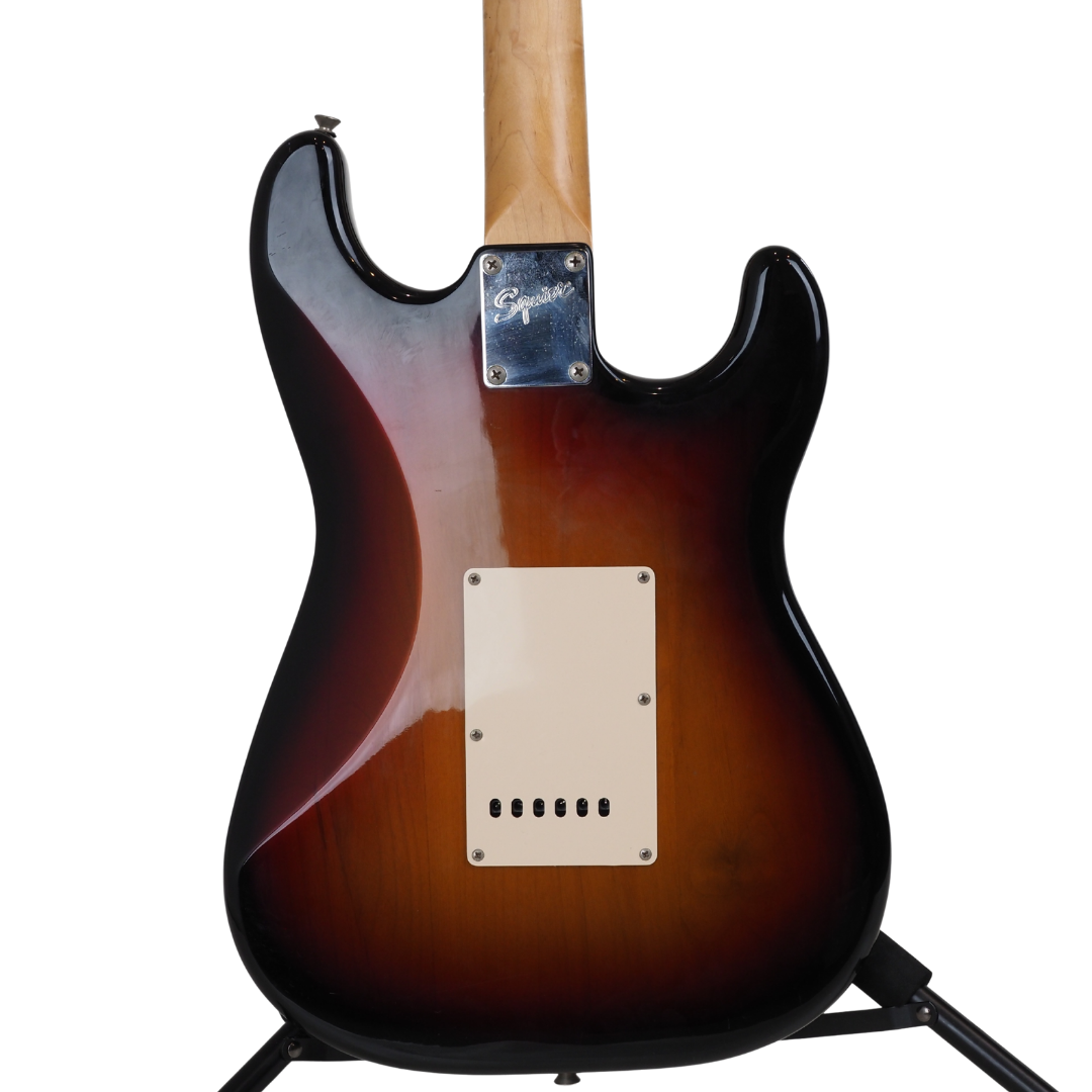 2000 Squier Left-Handed Strat Electric Guitar in Sunburst