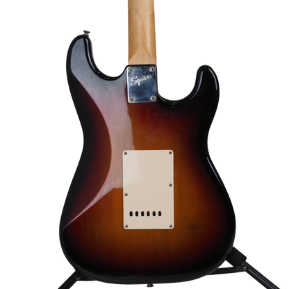 2000 Squier Left-Handed Strat Electric Guitar in Sunburst