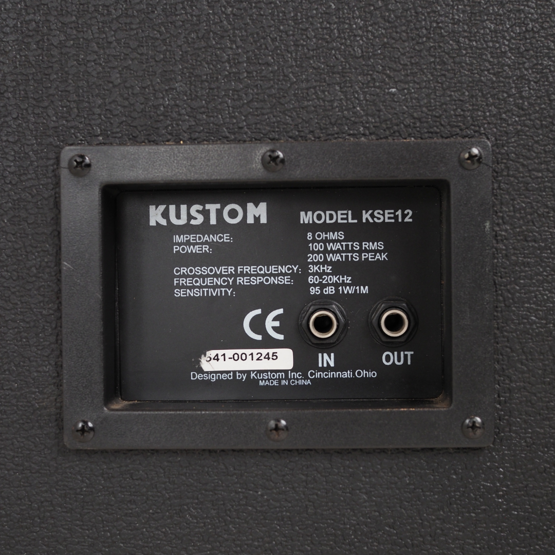 Kustom KSC12 Passive 2way PA Speaker