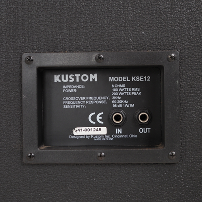 Kustom KSC12 Passive 2way PA Speaker