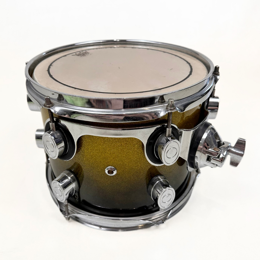 PDP X7 Series 8" x 7" Tom Drum in Gold to Black Sparkle Fade