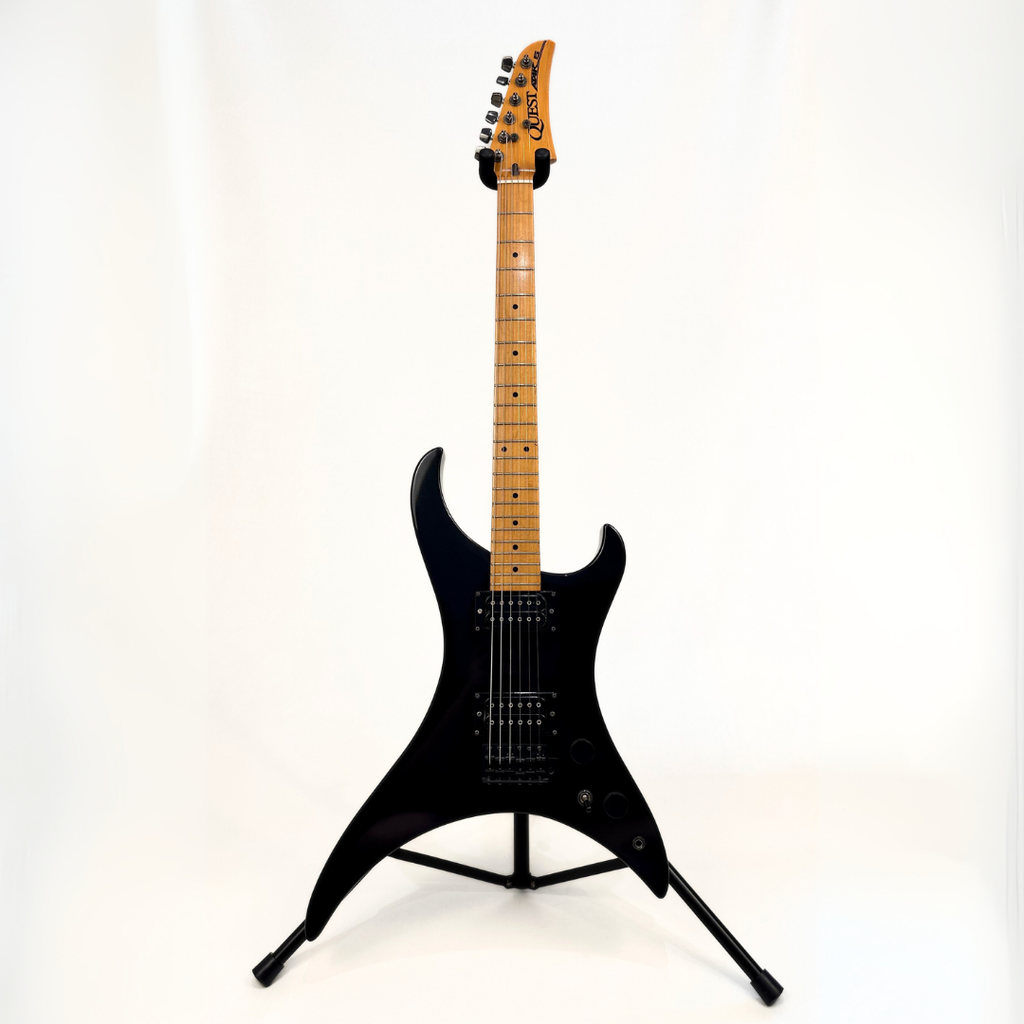 1984 Quest Atak 5 Electric Guitar in Black